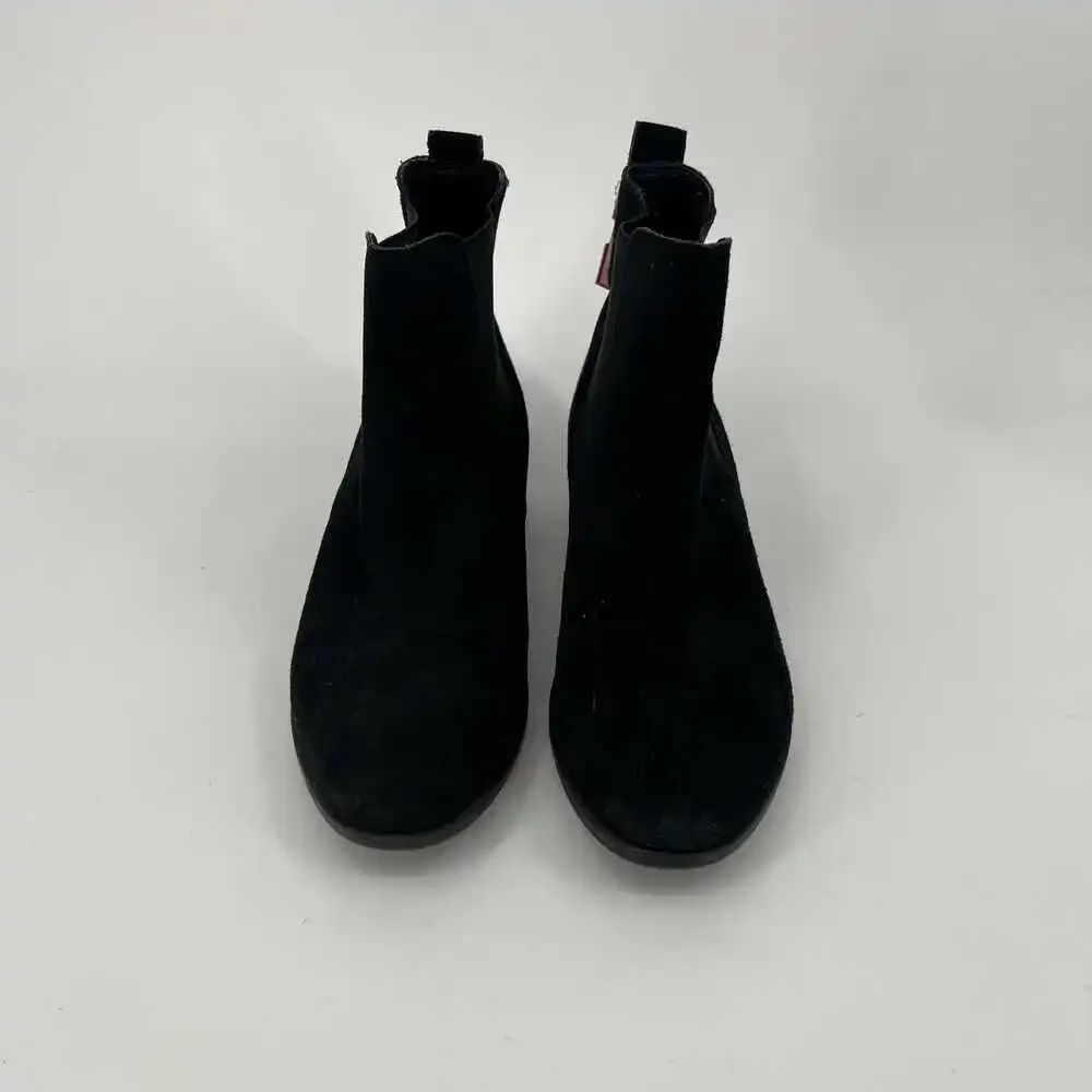 Steve Madden Black Suede Ankle Booties | Women’s Size 9